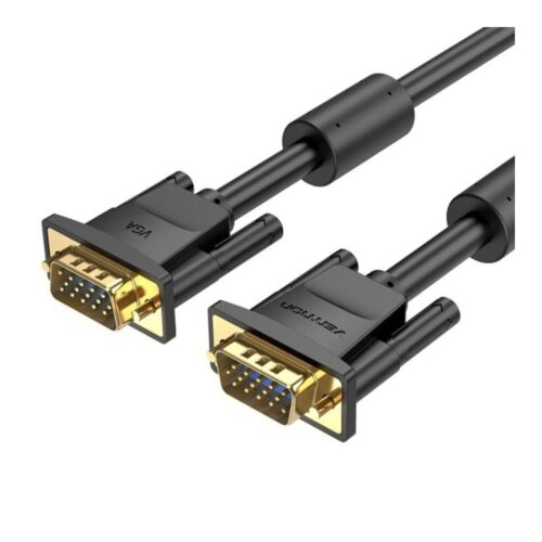 Cable SVGA Vention DAEBJ/ VGA Macho – VGA Macho/ 5m/ Negro