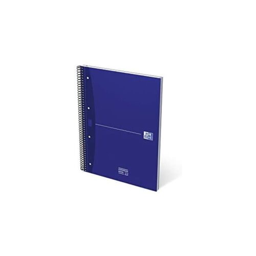 CUADERNO EUROPEANBOOK 1 TAPA EXTRADURA A4+ 80 HOJAS 5X5 COLOR AZUL ESSENTIALS OXFORD 100430421