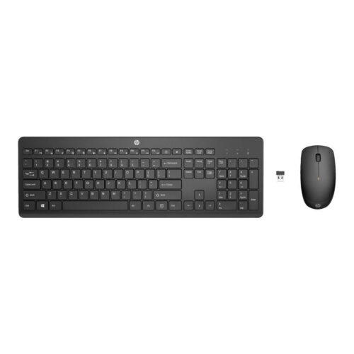 Teclado y Ratón Inalámbricos HP Combo 235/ Negro