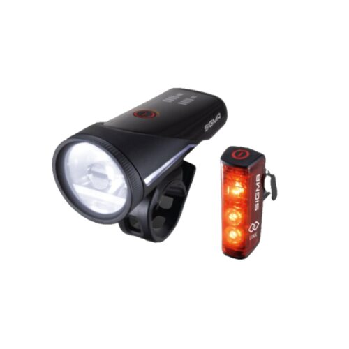 Sigma Sport Aura 100 Set + Blaze Link Iluminación trasera + iluminación delantera (set) LED