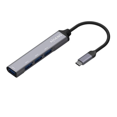 Hub USB Tipo-C Aisens A109-0541/ 4xUSB