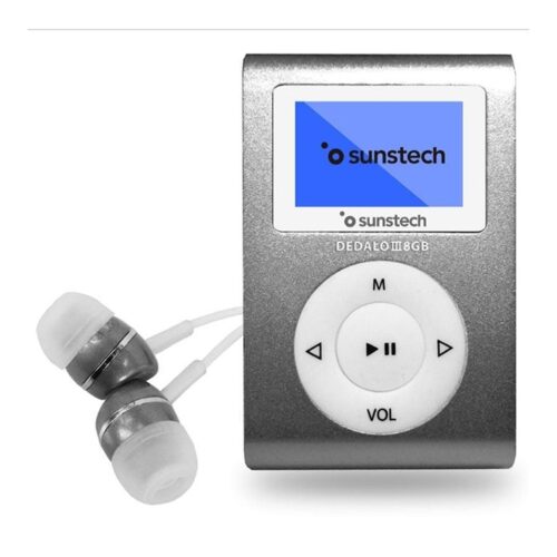 Reproductor MP3 Sunstech Dedalo III/ 8GB/ Radio FM/ Gris