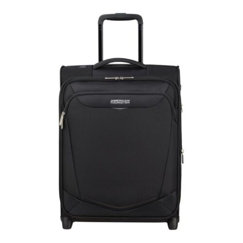 Maleta de Cabina American Tourister Upright SummerRide 55cm/ 55x40x20cm/ 2 Ruedas/ Negra