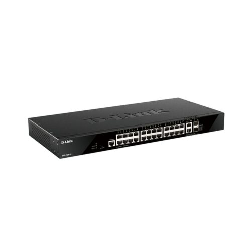 SWITCH GESTIONABLE D-LINK L3 STAKABLE DGS-1520-28 24P GIGA + 2P 10G  + 2P SFP