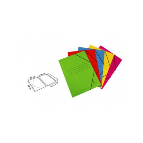 CARPETA CARTON SIMIL PRESPAN 500 GR./M2. FOLIO GOMA SOLAPA VERDE MARIOLA 1525VE