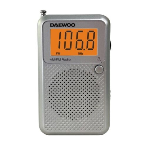 Radio Portátil Daewoo DW1115/ Gris