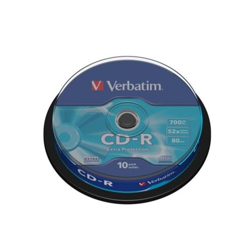 VERBATIM CD-R 700MB 52X BOBINA 10 DATALIFE