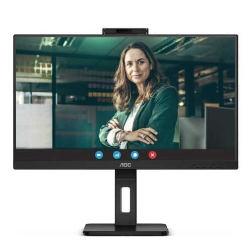 Monitor Profesional AOC Q27P3CW 27″/ QHD/ Webcam/ Multimedia/ Regulable en altura/ Negro