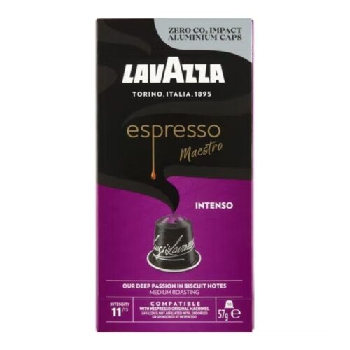 Cápsula Lavazza Espresso Maestro Intenso para cafeteras Nespresso/ Caja de 10