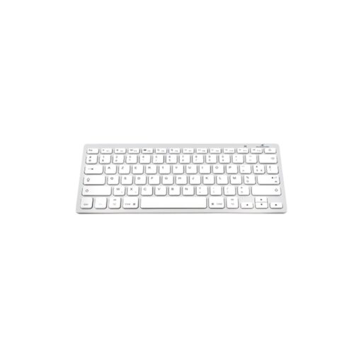 Bluestork BS-KB-MICRO/BT/SP teclado Bluetooth QWERTY Español Plata, Blanco