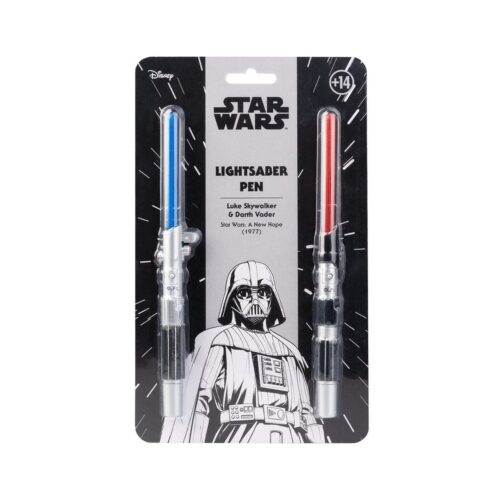 Set 2 boligrafos Sable Laser Star Wars luz