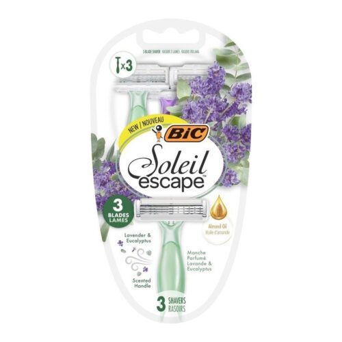 Cuchilla de Depilar Bic Soleil Escape/ 3 uds