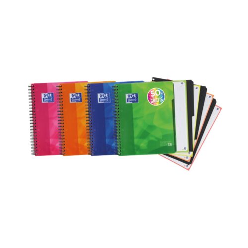 Oxford 400027277 cuaderno y block A4+ 120 hojas Colores surtidos