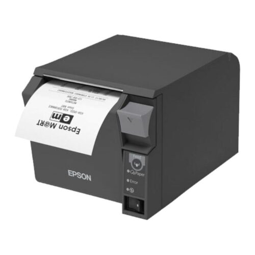 Impresora de Tickets Epson TM-T70II/ Térmica/ Ancho papel 80mm/ USB-Ethernet/ Negra