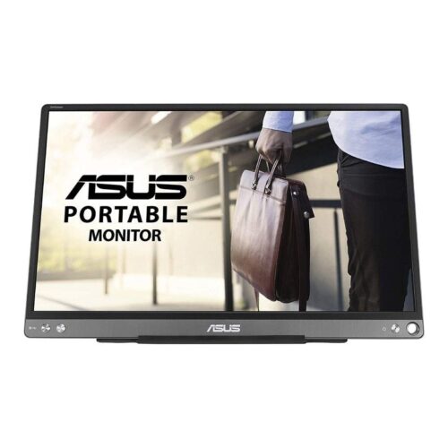 Monitor Portátil Asus ZenScreen MB16ACE 15.6″/ Full HD/ Plata y Negro