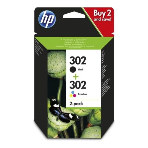 Cartucho de Tinta Original HP nº302 Multipack/ Negro/ Tricolor