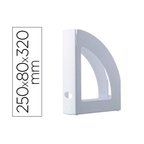 REVISTERO ECOGREEN BLANCO 100% RECICLADO Y RECICLABLE A4 Y FOLIO 250X80X320 MM BLANCO ARCHIVO 2000 2003 BL PS