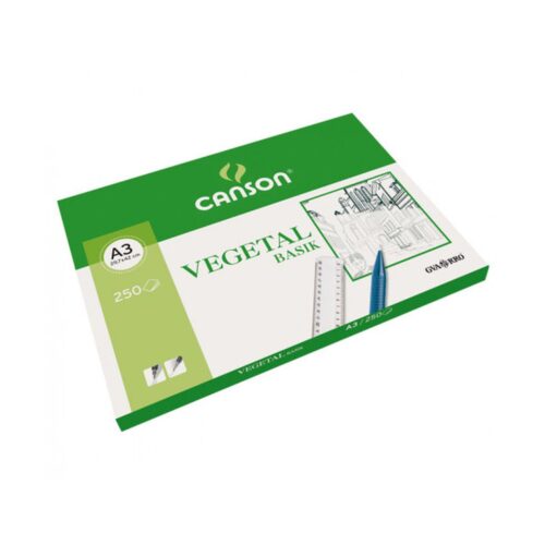 PAQUETE 250 HOJAS PAPEL VEGETAL A3 90G GUARRO CANSON C200406244