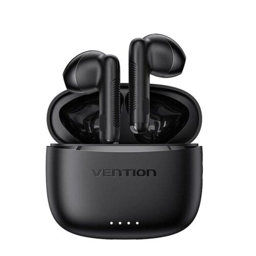 Auriculares Bluetooth Vention ELF E03 NBHB0 con estuche de carga/ Autonomía 6h/ Negros