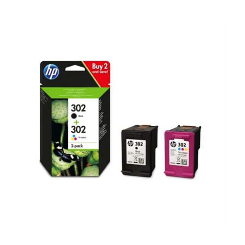 HP CARTUCHO  HEWLETT PACKARD COM PACK 302 NEGRO Y TRICOLOR