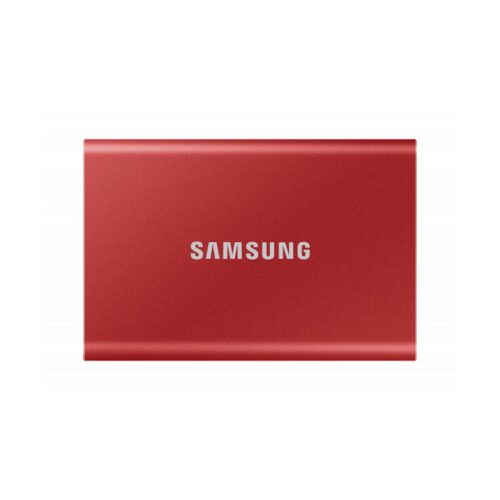 Disco Externo SSD Samsung Portable T7 1TB/ USB 3.2/ Rojo