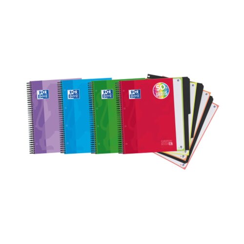 Oxford 400027275 cuaderno y block A4+ 120 hojas Colores surtidos