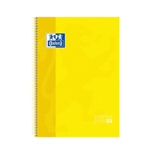 Oxford Europeanbook 1 cuaderno y block A4 80 hojas Amarillo