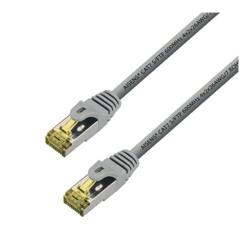 Cable de Red RJ45 SFTP Aisens A146-0336 Cat.7/ 3m/ Gris