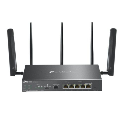 ROUTER VPN TP-LINK ER706W-4G  GIGABIT OMADA AX3000 RANURA NanoSIM 4G 1P SFP Y 5P RJ45 OMADA MESH WIFI6 DOBLE BANDA