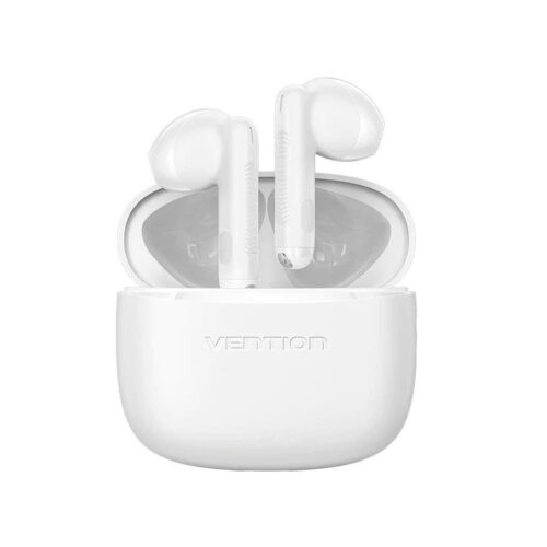 Auriculares Bluetooth Vention ELF 03 NBHW0 con estuche de carga/ Autonomía 6h/ Blancos