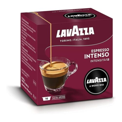 Cápsula Lavazza Intensamente para cafeteras A Modo Mio/ Caja de 16