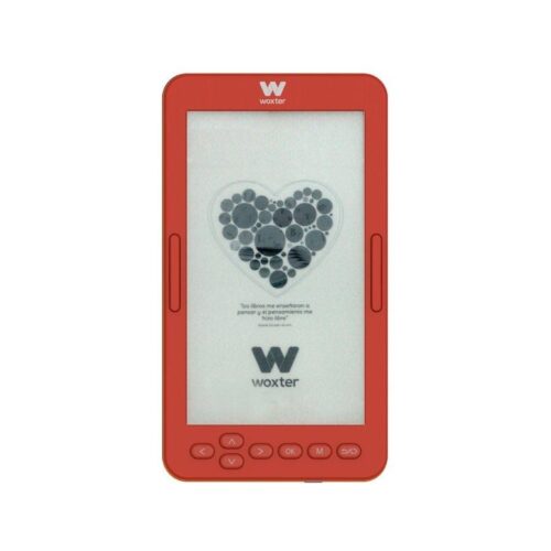 Libro Electrónico Ebook Woxter Scriba 195 S/ 4.7″/ Tinta Electrónica/ Rojo