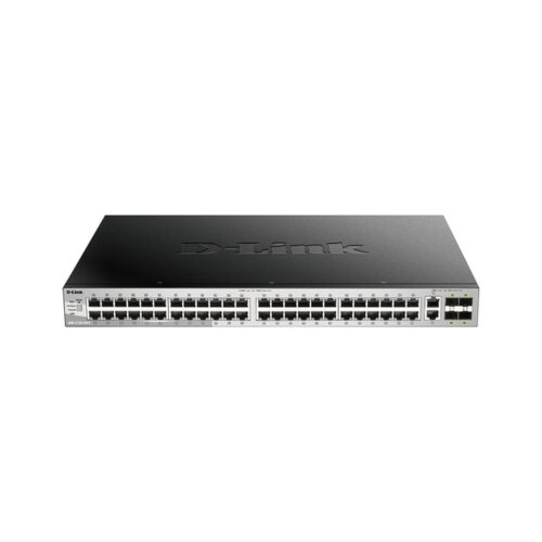 SWITCH GESTIONABLE L3 D-LINK STACKABLE DGS-3130-54TS/E  48P GIGA + 2P 10G + 4P 10G SFP+