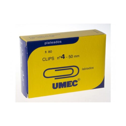 CAJA 80 CLIP PLATEADO 50MM U201400 UMEC