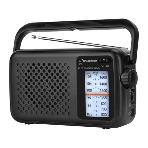 Radio Portátil Sunstech RPS760/ Negro