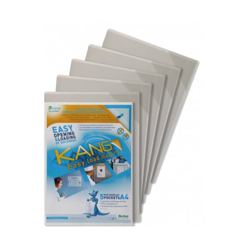 PACK DE 5 FUNDA MAGNÉTICA KANG EASY LOAD A4 TARIFOLD 194690