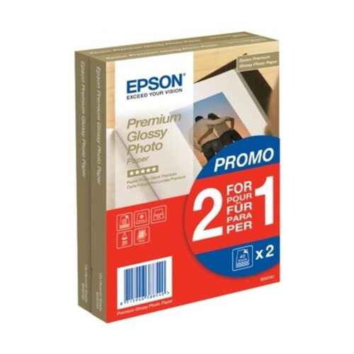 PAPEL EPSON S042167 10X15 255GR. 40H 2X1