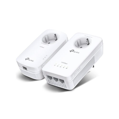 HOMEPLUG WIFI TP-LINK TL-WPA8631P KIT 1300MB AV500 AC1300 CON 3 PUERTOS GIGA PASSTHROUGH KIT COMPUESTO DE UN TL-WPA8631P Y UN TL-PA8010P