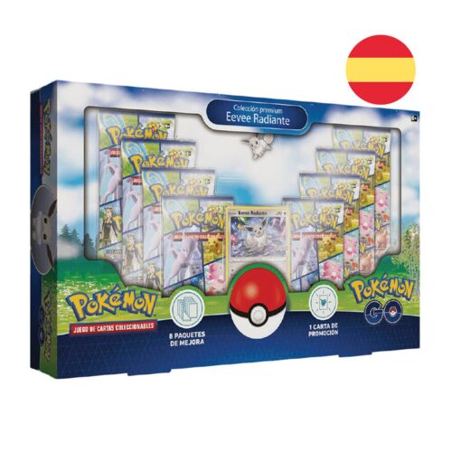 Caja juego cartas coleccionables Eevee Radiante Pokemon Go