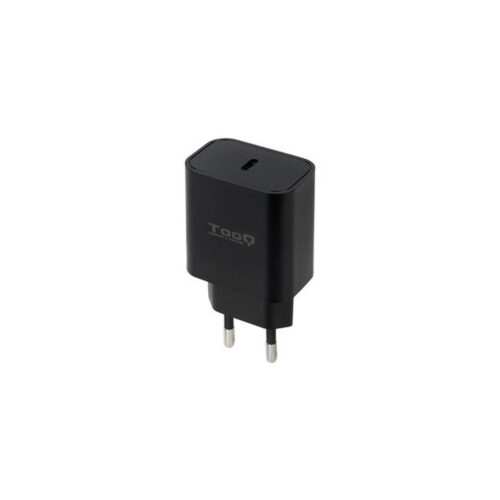 CARGADOR DE PARED USB-C PD3.0 20W NEGRO