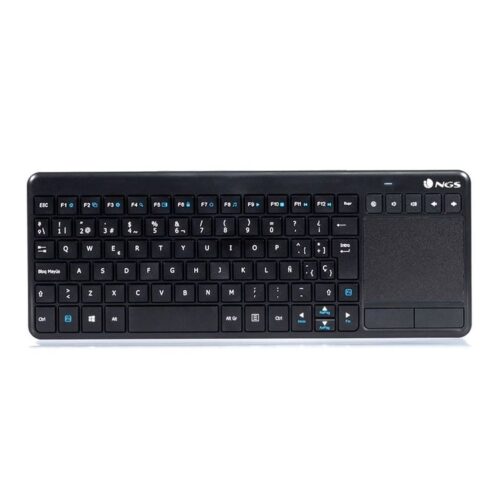 NGS – Teclado TV Warrior – Multmedia – Touchpad – Inalambrico – Negro