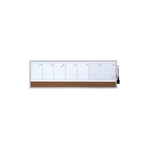 ORGANIZADOR SEMANAL MAGNETICO+TABLERO CORCHO HORIZONTAL 585x190MM NOBO 1903780