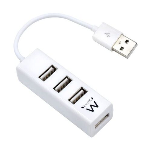 MINI-HUB EWENT EW1122 4PTOS USB2.0 12CM