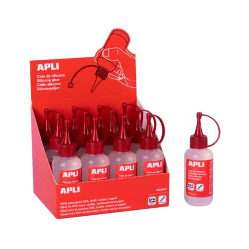 APLI Cola de silicona 100 ml