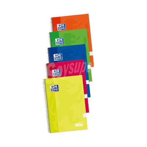 CUADERNO TAPA EXTRADURA FOLIO 80 HOJAS 4X4 COLORES SURTIDOS OXFORD 400122760