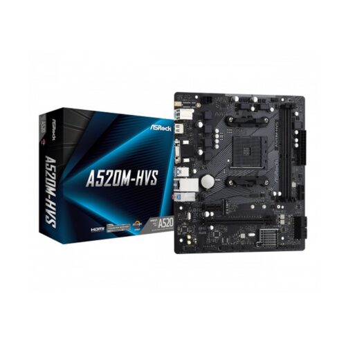 #PLACA ASROCK A520M-HVS,AMD,AM4,A520,2DDR4,MATX