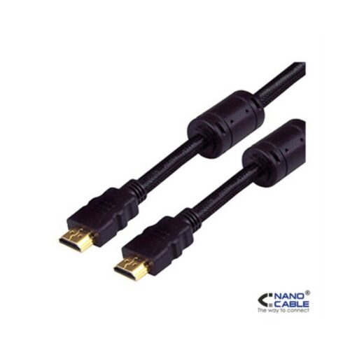 Nanocable – CABLE HDMI V1.4 de 10m (ALTA VELOCIDAD / HEC) conexión A/M-A/M