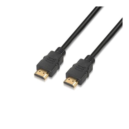 Cable HDMI 2.0 4K Aisens A120-0372/ HDMI Macho – HDMI Macho/ Hasta 10W/ 2250Mbps/ 10m/ Negro