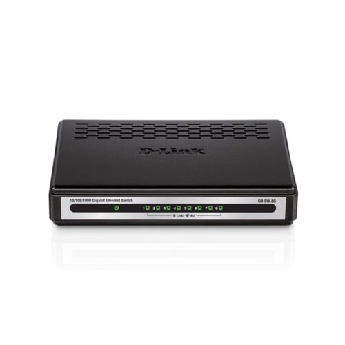 D-Link GO-SW-8G – Switch – sin gestionar – 8 x 10/100/1000 – sobremesa