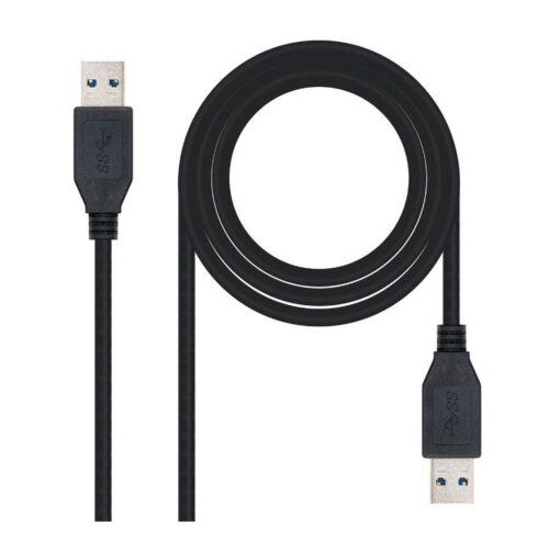 Nanocable – Cable USB 3.0 de 1,0m A/M – B-H negro